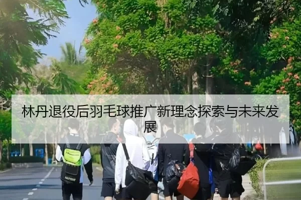 林丹退役后羽毛球推广新理念探索与未来发展
